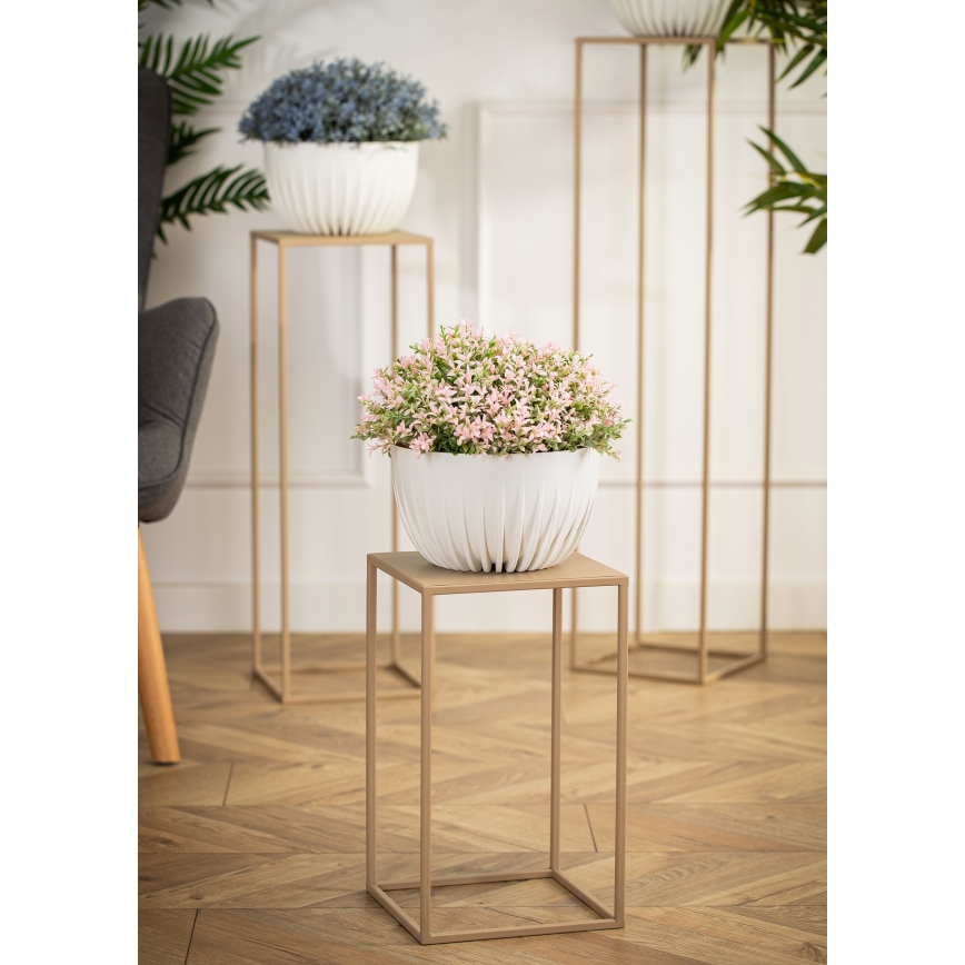 Blomställ 40x24 cm beige