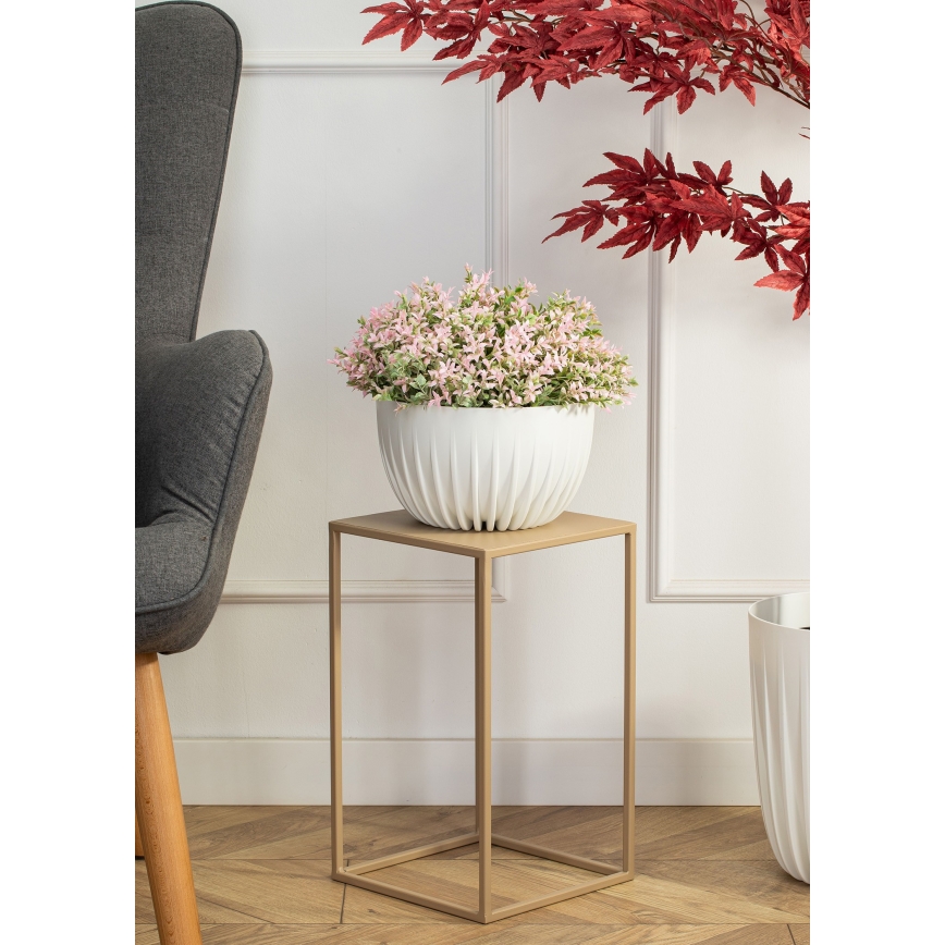 Blomställ 40x24 cm beige