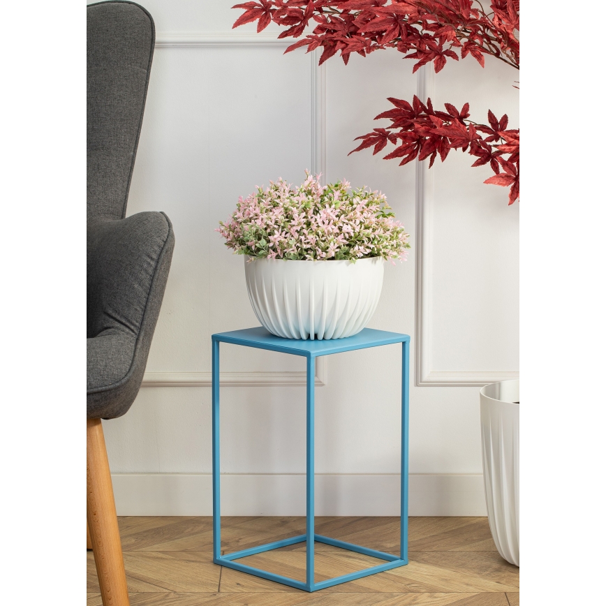 Blomställ 40x24 cm blå