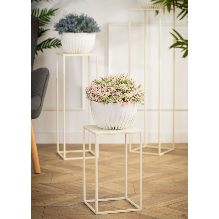 Blomställ 40x24 cm grädde