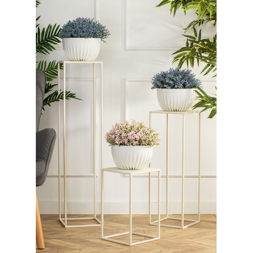 Blomställ 40x24 cm grädde