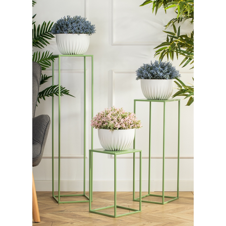 Blomställ 40x24 cm mörkgrön