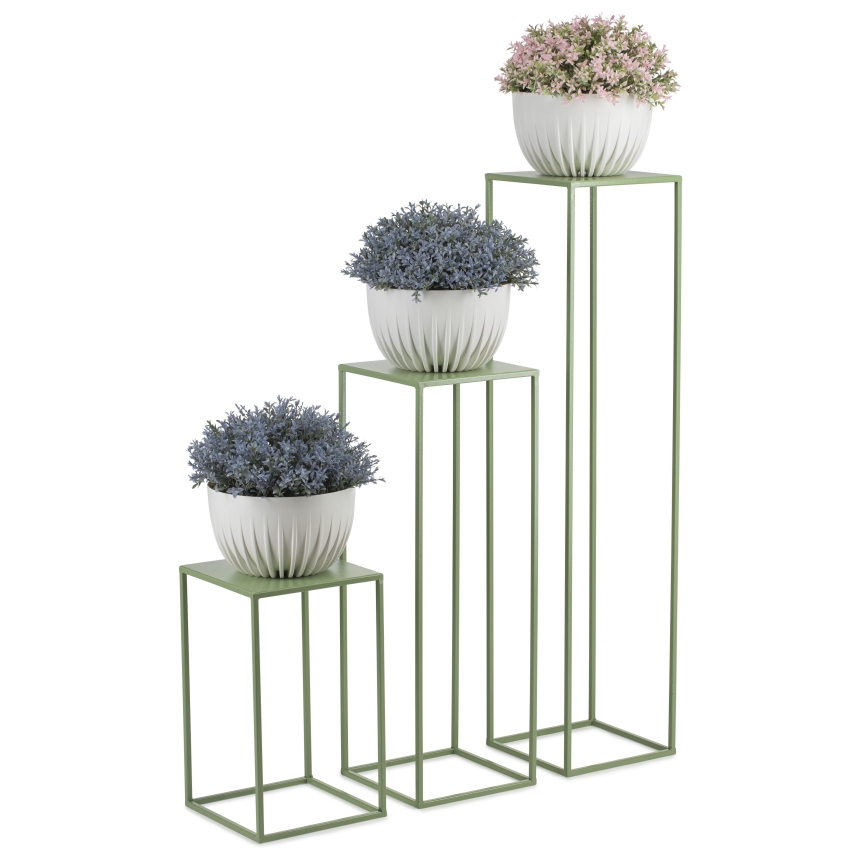 Blomställ 40x24 cm mörkgrön
