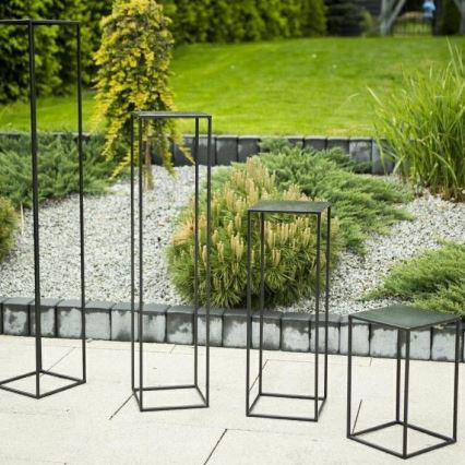 Blomställ 40x24 cm svart
