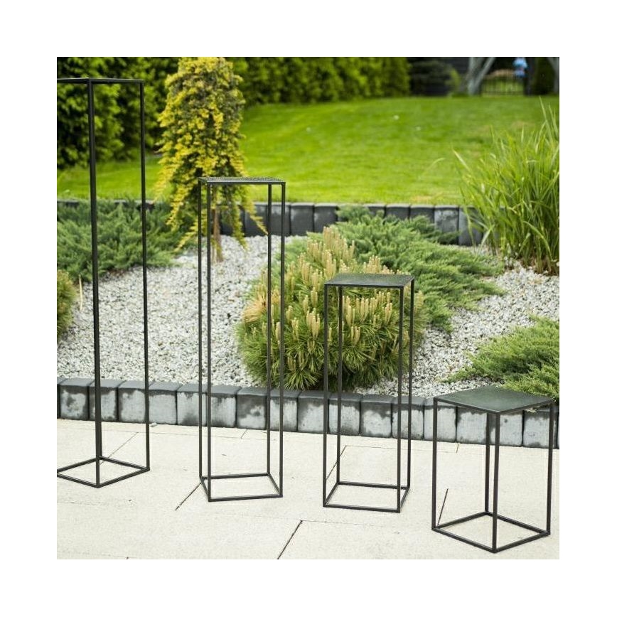 Blomställ 40x24 cm svart