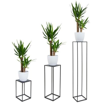 Blomställ 40x24 cm svart