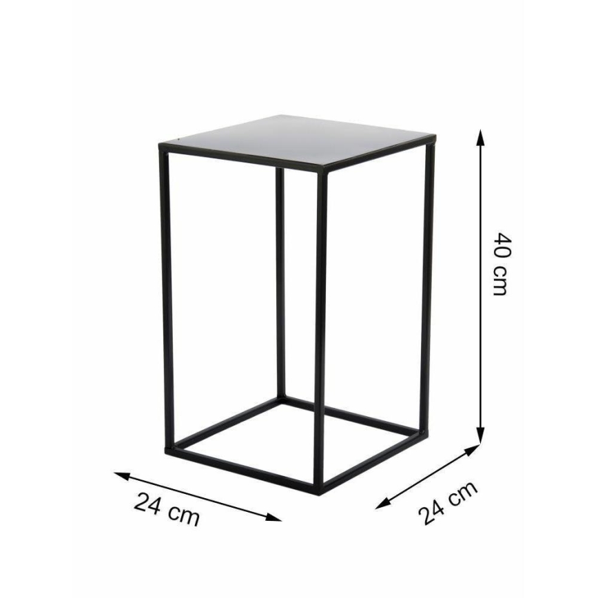 Blomställ 40x24 cm svart