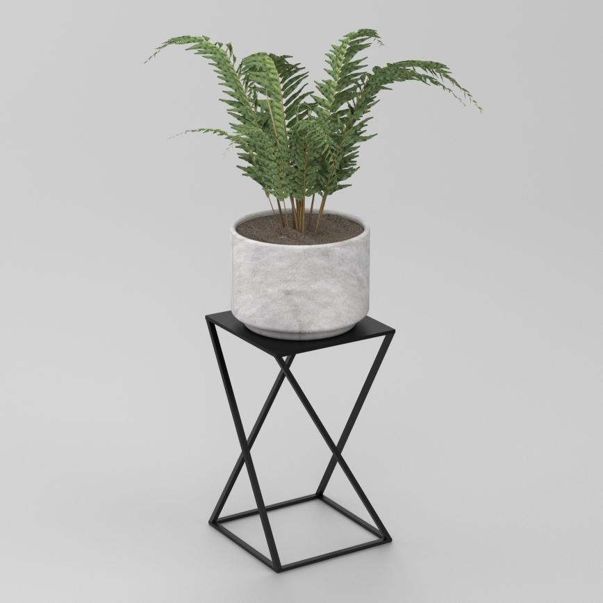 Blomställ 40x24 cm svart