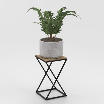 Blomställ 40x24 cm svart