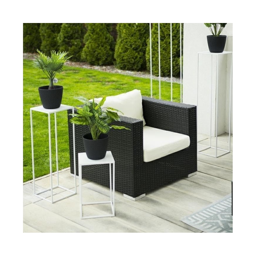 Blomställ 40x24 cm vit