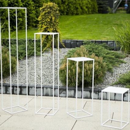 Blomställ 40x24 cm vit