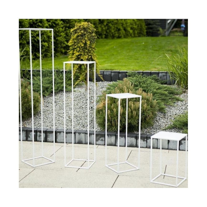 Blomställ 40x24 cm vit