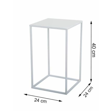 Blomställ 40x24 cm vit