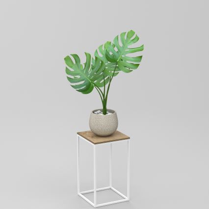Blomställ 40x24 cm vit