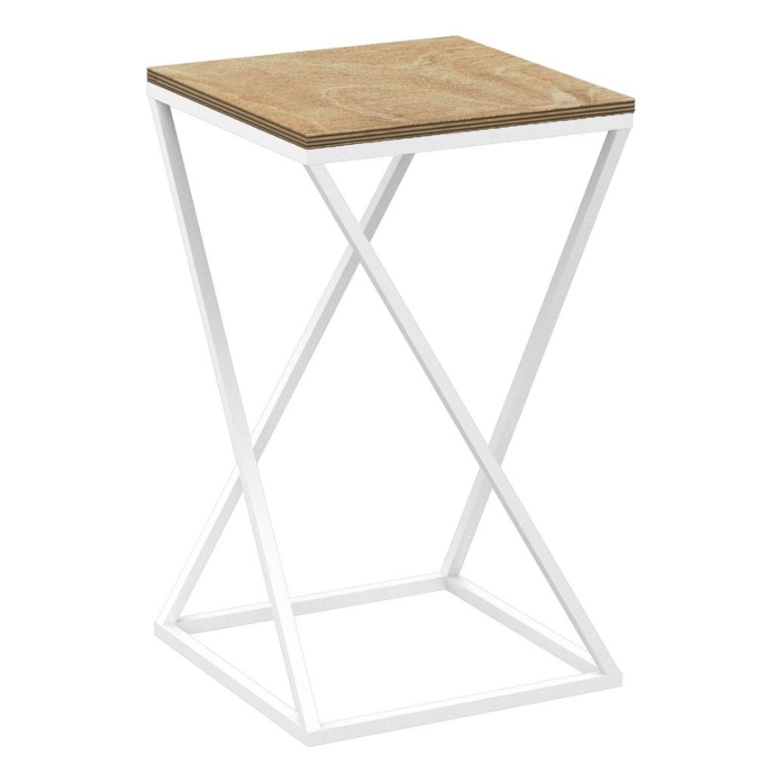 Blomställ 40x24 cm vit