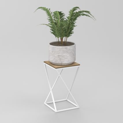 Blomställ 40x24 cm vit