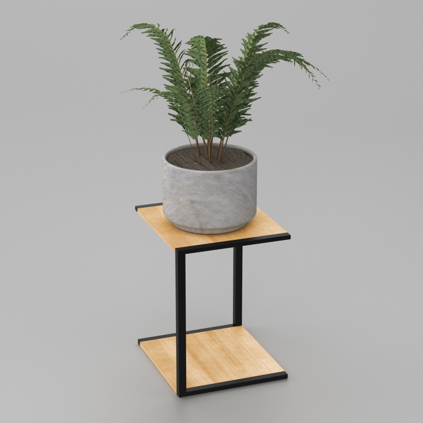 Blomställ 40x30x34 cm svart