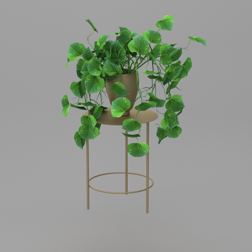 Blomställ 40x32 cm gyllene