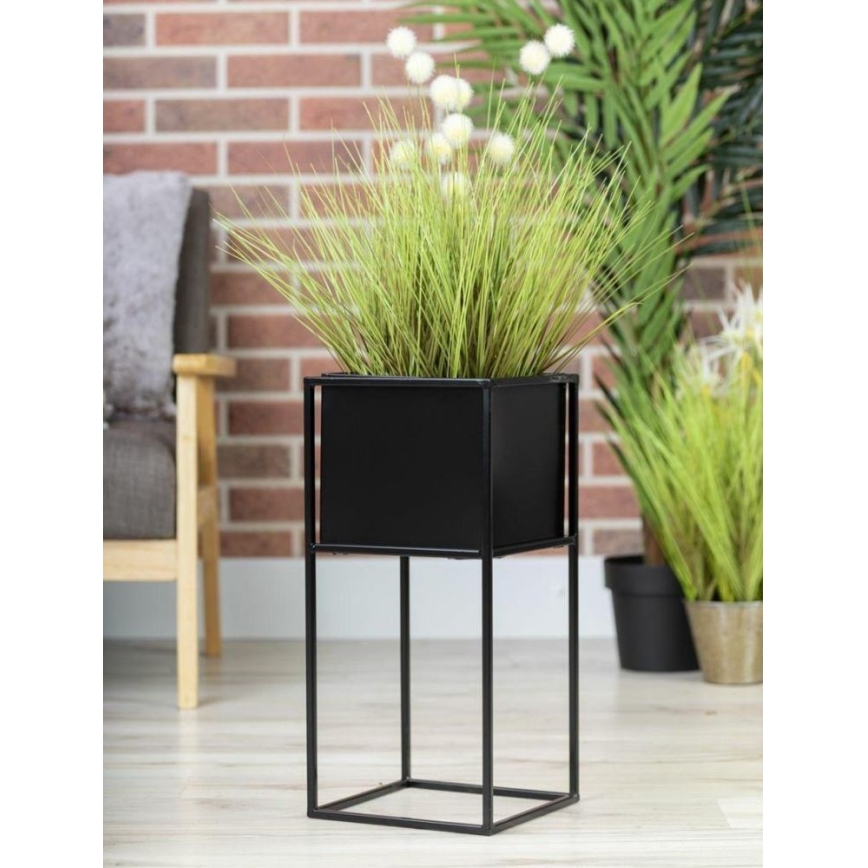 Blomställ 50x24 cm svart