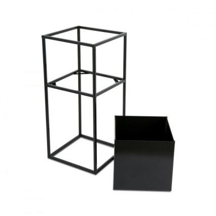 Blomställ 50x24 cm svart