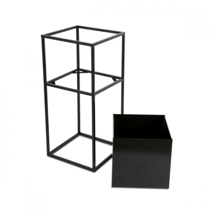 Blomställ 50x24 cm svart