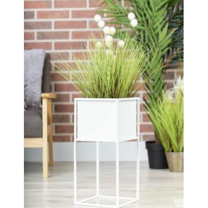 Blomställ 50x24 cm vit