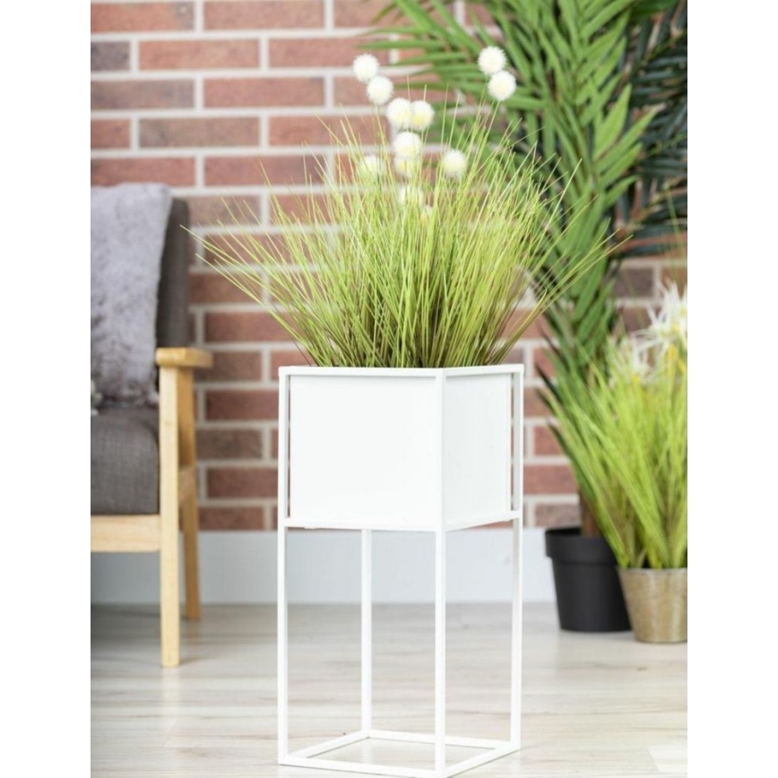 Blomställ 50x24 cm vit