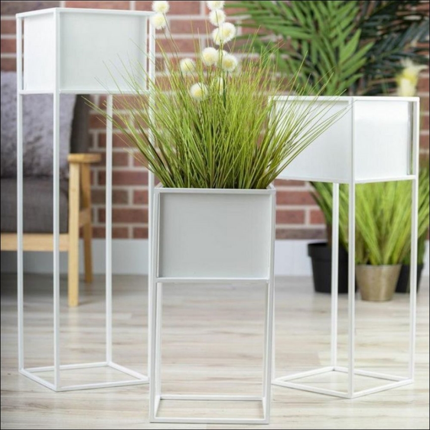 Blomställ 50x24 cm vit