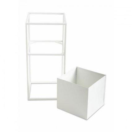 Blomställ 50x24 cm vit