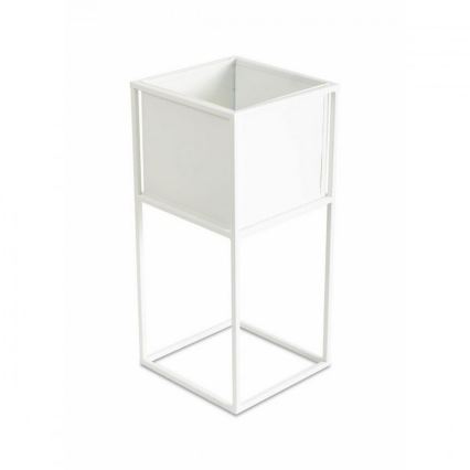 Blomställ 50x24 cm vit