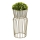 Blomställ 50x26 cm guld