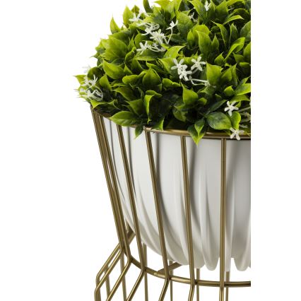 Blomställ 50x26 cm guld
