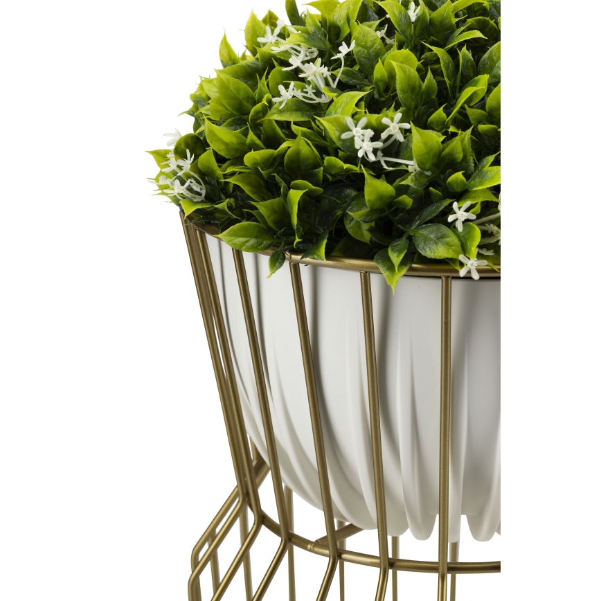 Blomställ 50x26 cm guld