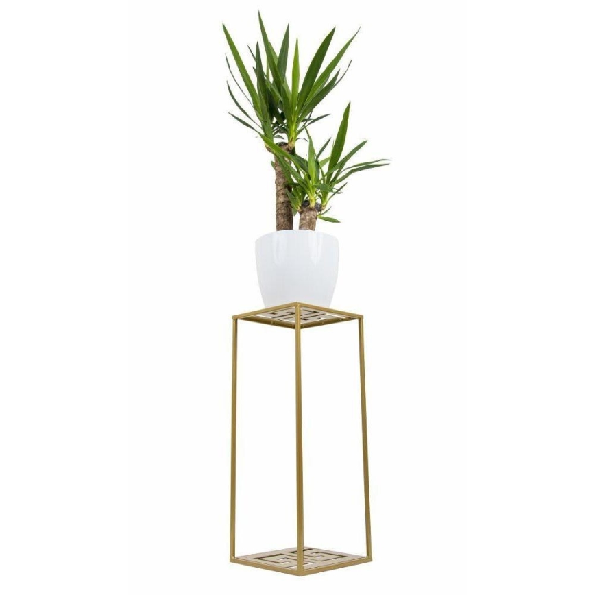 Blomställ 60x24 cm guld