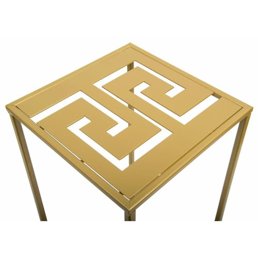 Blomställ 60x24 cm guld