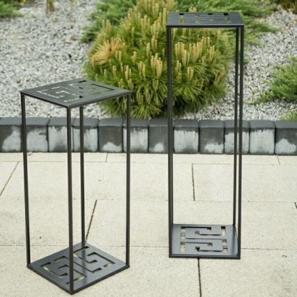 Blomställ 60x24 cm svart
