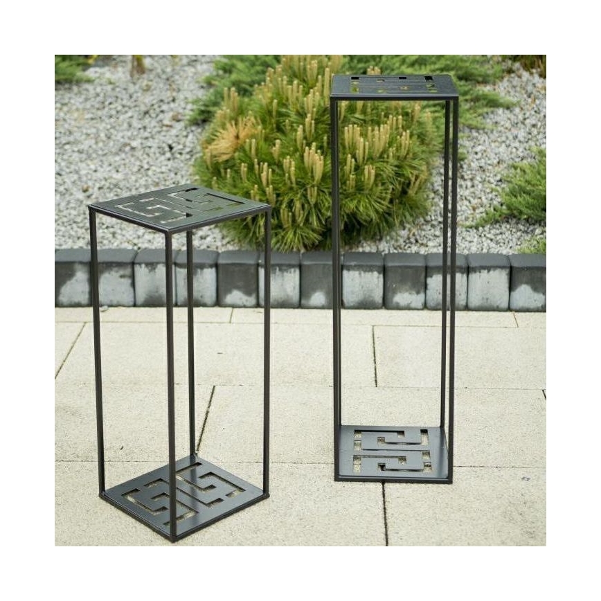 Blomställ 60x24 cm svart