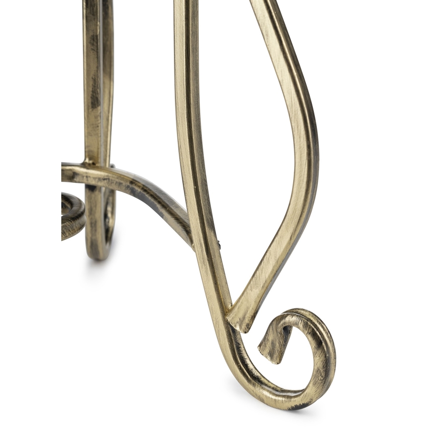 Blomställ 62x28 cm guld