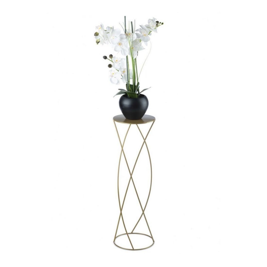 Blomställ 70x22,5 cm guld