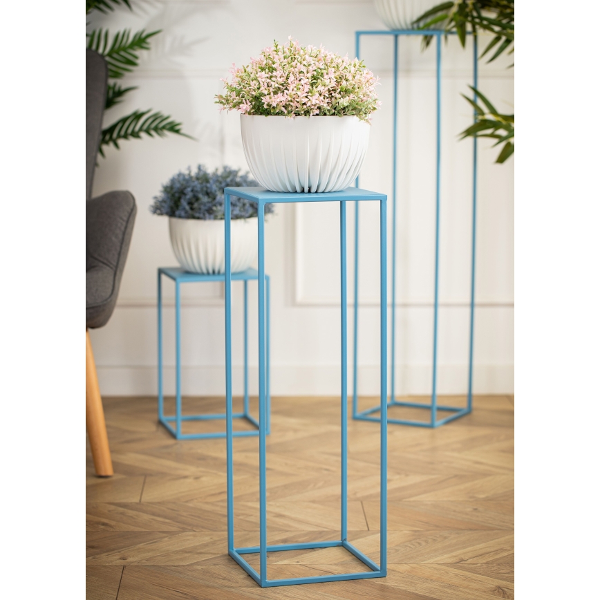 Blomställ 70x24 cm blå