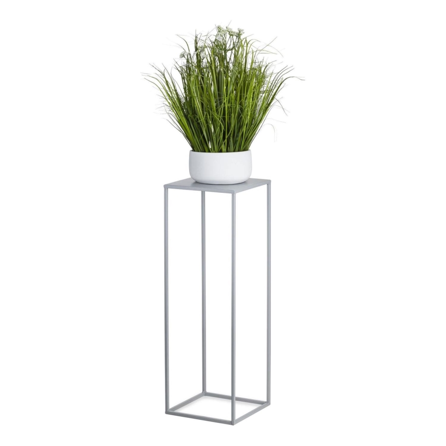 Blomställ 70x24 cm grå