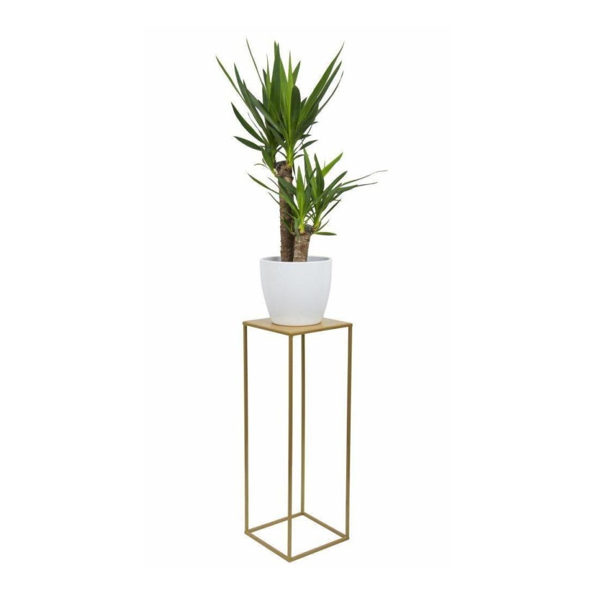 Blomställ 70x24 cm guld