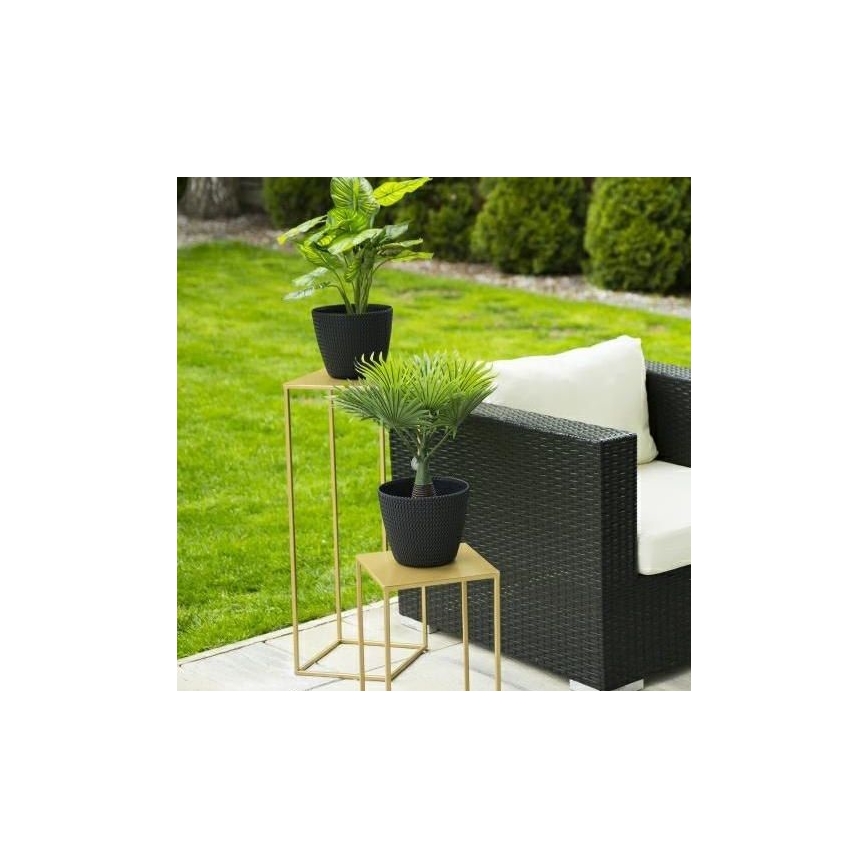 Blomställ 70x24 cm guld