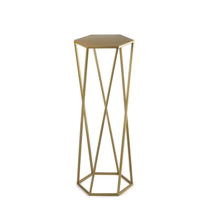 Blomställ 70x24 cm guld