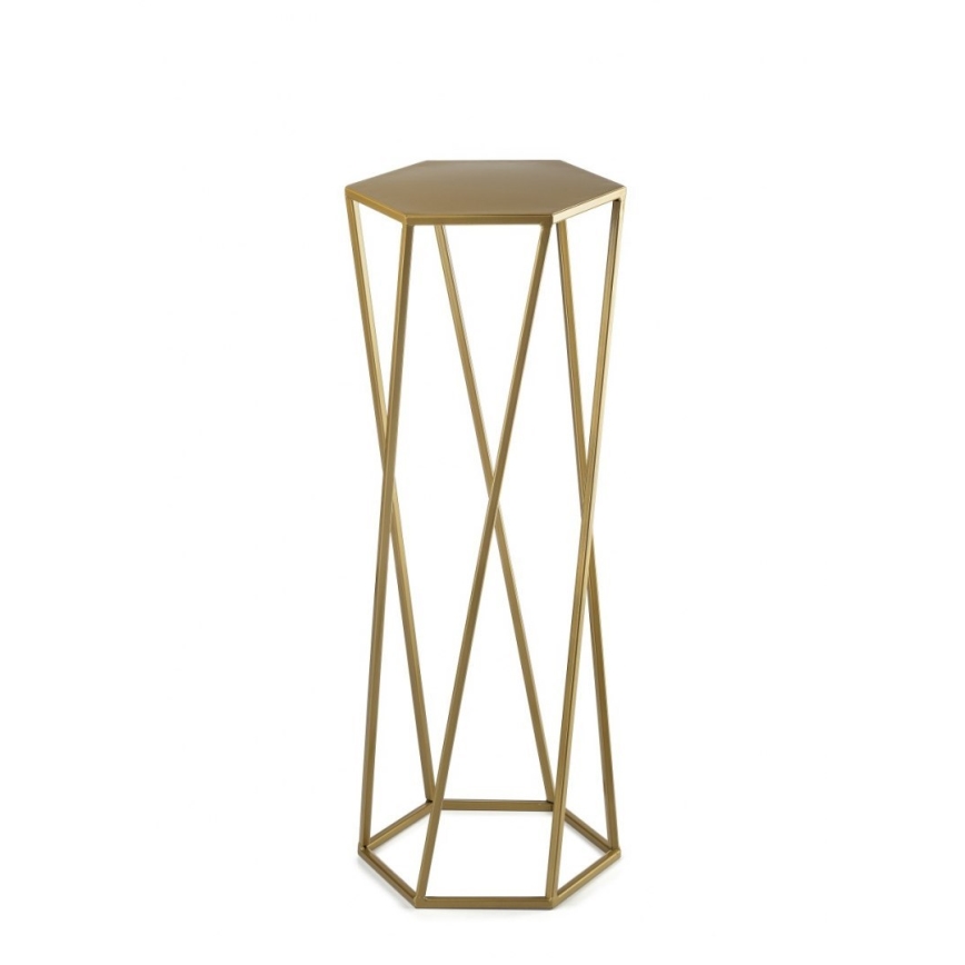Blomställ 70x24 cm guld