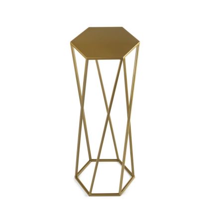 Blomställ 70x24 cm guld