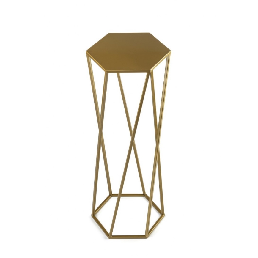 Blomställ 70x24 cm guld