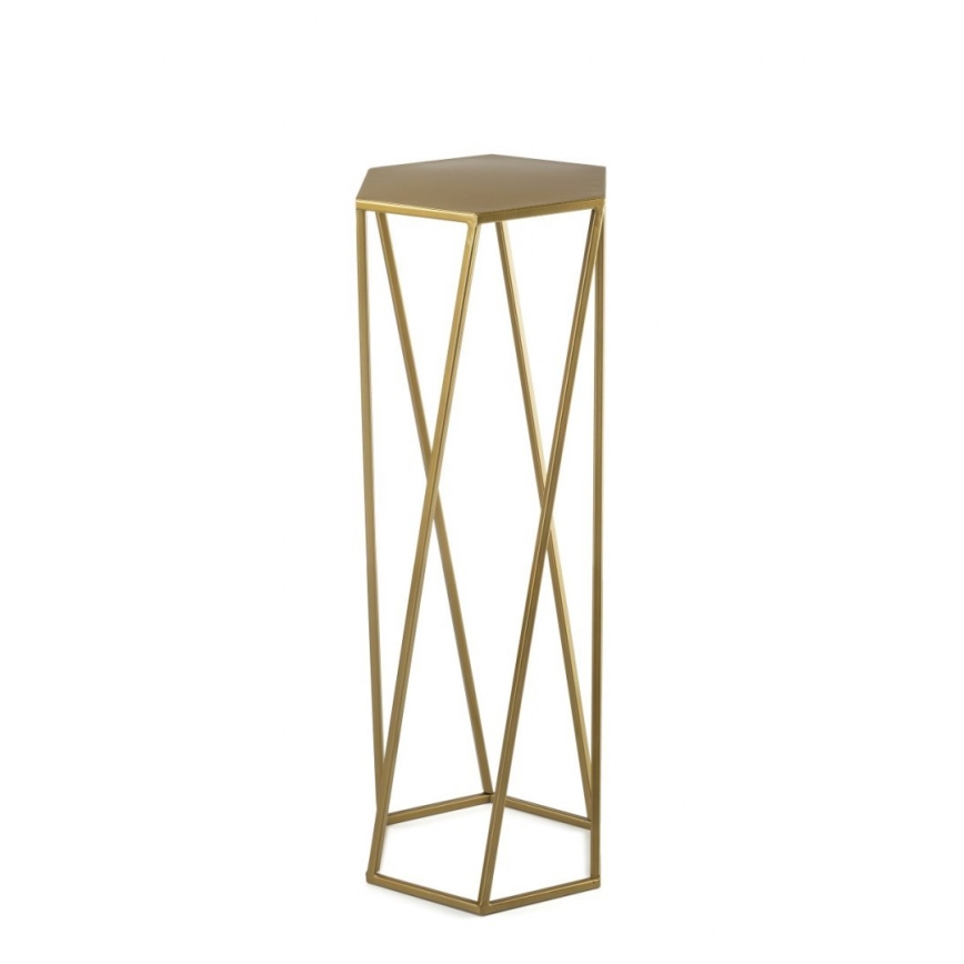Blomställ 70x24 cm guld