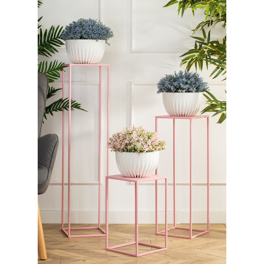 Blomställ 70x24 cm rosa