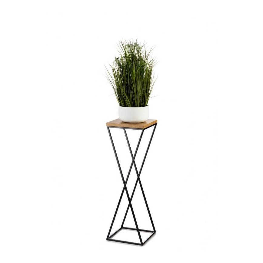 Blomställ 70x24 cm svart/brun